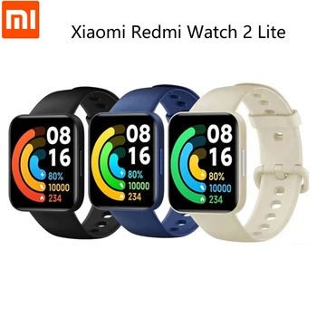 Глобалната версия на Xiaomi Redmi Watch 2 Lite Магнитна Зареждане 1.55 Цитат Hd Мъжки Часовник с Дисплей на Кислород в кръвта Gps Спортни Умен Часовник