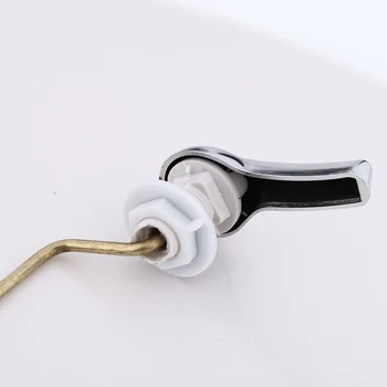 Универсална латунная или Желязна Замяна дръжка за тоалетна със странична или предно монтиране на Лоста, зачервяване на унитазного на резервоара е Подходящ за повечето тоалетни 3