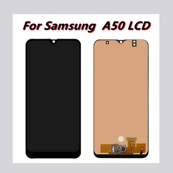 За Samsung Galaxy A50 SM-A505FN/DS A505F/DS A505 LCD Сензорен дисплей дигитайзер с рамка За Samsung A50 LCD дисплей За Samsung