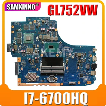 GL752VW оригиналната дънна Платка за ASUS ROG FX71PRO ZX70V GL752VL GL752V дънна Платка на лаптоп с I7-6700HQ GTX960M 2 GB