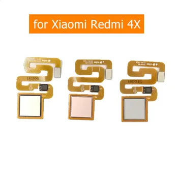 за Xiaomi Redmi 4X Сензор за Пръстови Отпечатъци Гъвкав Кабел Touch ID Бутон за Връщане за Xiaomi Redmi 4X Смяна Ремонт, Резервни Части