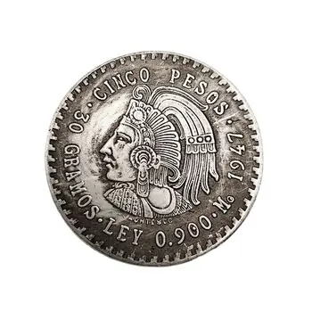 1947 Мексико Възпоменателна Монета Начало Колекция От Монети Семейно Бижу Монета Занаяти, Сувенири, Декорации На Подаръци