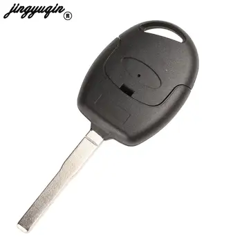 Корпус дистанционно Ключ jingyuqin за Ford Focus, Fiesta, Mondeo и C MAX Fusion Transit HU101 Fo21 Калъф-Ключодържател с Нож на 3 Бутона  3