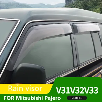 4 БР. ЗА Mitsubishi Pajero V31 V32 V33 Дъжд козирка прозорец дъжд вежди мига на плака промяна на оф-роуд аксесоари