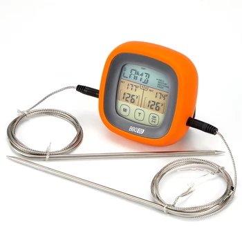 Дигитален Кухненски Термометър за Месо с LCD дисплей и Осветление BG-CT2D 40 инча Водоустойчив Датчик за Температура на Месо, Фурни, барбекю, Измерване на Температура 5