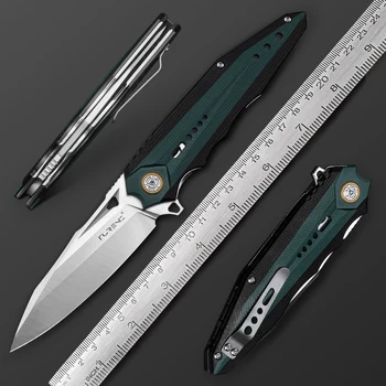 NEWOOTZ VG10 Сгъваем Нож, Джобен Нож G-10 Дръжка EDC Инструмент за скално Катерене Оцеляване На Открито Лов