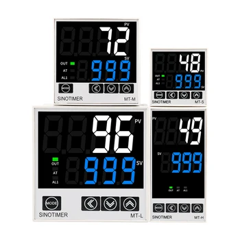 Цифров PID Термостат с LCD Контролер на Температурата AC100-240V Терморегулятор K J E Термопара и Аларма SSR Релета Отопление Охлаждане 0
