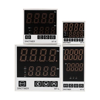 Цифров PID Термостат с LCD Контролер на Температурата AC100-240V Терморегулятор K J E Термопара и Аларма SSR Релета Отопление Охлаждане 1