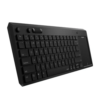 Оригиналната Безжична Сензорна Клавиатура Rapoo K2800 USB 2.4 G Безжична Мултимедийна клавиатура Независима бутон на мишката Със Сензорен панел 1