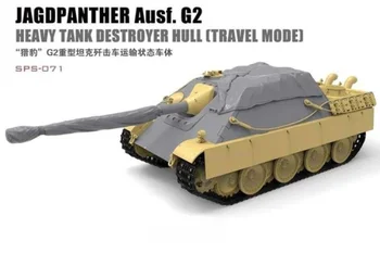 1/35 бяла модел на танк Пантера D-type от смола, модел на транспортната кула в събирането, изисква ръчно оцветяване модел SPS-071