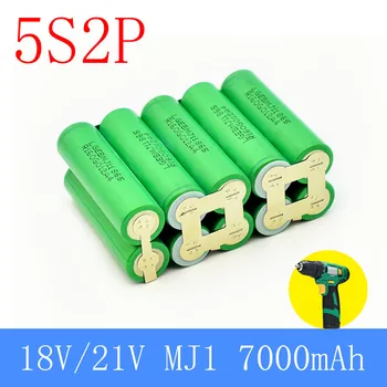 2s1p 1s3p 3s2p 4s2p 5s2p 8,4 На 3,7 10,8 В 16,8 18 в MJ1 Акумулаторна батерия 18650 3500 мА/ч за 18 Акумулаторна батерия 18650