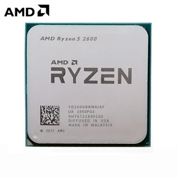 AMD Ryzen 5 2600 R5 2600 3.4ghz Шестиядерный двенадцатипоточный процесор 65 W Cpu YD2600BBM6IAF Socket AM4