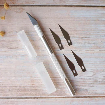 1 Комплект Разделочный Нож Метална Точност Прорезна Хоби Гравиране Нож Статуи Нож Инструменти Режещи Инструменти За Дъвка За Празни Приказки Инструменти За Печене