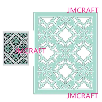 JMCRAFT 2021 Нов Правоъгълен цветен Фон # 3 Метални Режещи Удари САМ Албум за Изрезки от Ръчно изработени Хартиена Занаят Метална Стоманена Шаблон за Печати