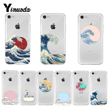 Калъф за мобилен телефон The Great Wave off Kanagawa за Apple iPhone 13 8 7 6 6S Plus X XS max 5 5S SE XR Калъф