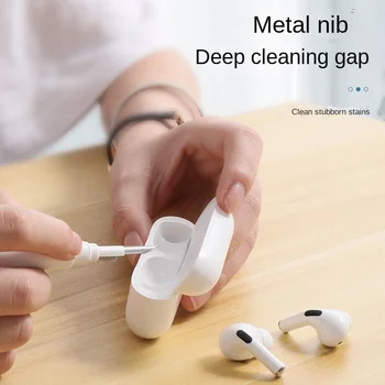 Bluetooth Слушалка Инструмент за Почистване на Airpods Pro 3 2 1 Издръжливи Слушалки, Калъф за Пречистване на Комплект Чиста Четка Дръжка за Xiaomi Airdots 3Pro 3