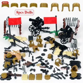 Oenux Втората Световна Война 2 Корейската война е Военен Малкият Градивен елемент на WW2 Народна армия Войници Фигурка Тухлена Детска играчка