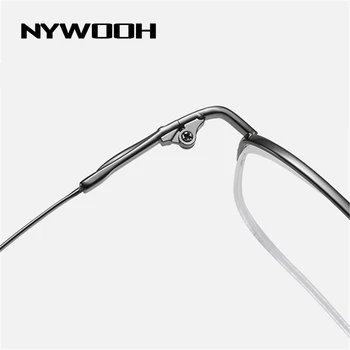 NYWOOH -1,0 1,5 2,0 3,0-4,0 Готови Очила за Късогледство Мъжки Бизнес Очила в Полурамке Студентски Очила за Късогледство 4