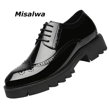 Misalwa На платформа и Висок ток 4/7/9 см, Увеличивающем растеж, Ежедневни Мъжки обувки, с Перфорации тип 