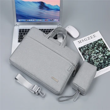 13,3 инча чанта за лаптоп MacBook Pro M1 14,2 2022 M2 Air 13 Калъф Huawei MateBook калъф с зарядно устройство чанта За XiaoMi 15,6 Калъф