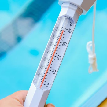 Практичен Плаващ Термометър За Басейн, Многофункционален Здрава Спа Хидромасажна Вана, Измерване На Температура Езера 5