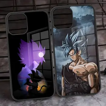 D-Dragon Balls Goku Калъф За вашия Телефон, PC + TPU За iPhone 14 Pro Max 11 12 13 Mini 6S 7 8 Plus X XR Xs Противоударная делото