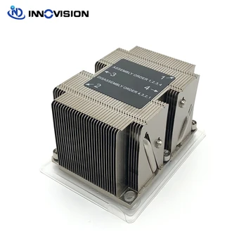 Нов LGA3647 2U pasive тесен ILM охладител на процесора на сървъра радиатор компютърен радиатор за Процесор от Семейството на Intel Xeon Platinum /Gold 0