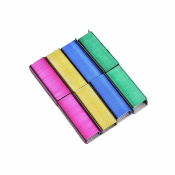 1 Опаковка 11 мм Креативни цветни кламери от неръждаема стомана за канцеларски материали (опаковки от 800 броя)