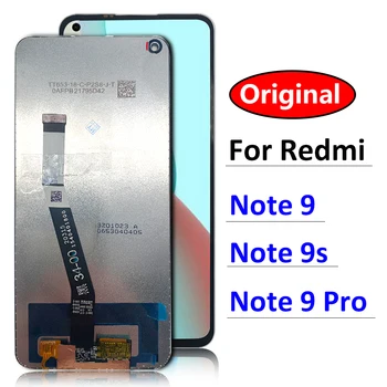 Оригинален За Xiaomi Redmi Note 9 Pro 9S M2003J6A1G LCD екран За Redmi Note 9 LCD дисплей M2003J15SC M2003J15SG
