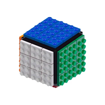 Обичай 372pcs САМ Assembly Toy MOC Крехка Творчески Градивен елемент на Магически Куб, Определени За Детски Подарък