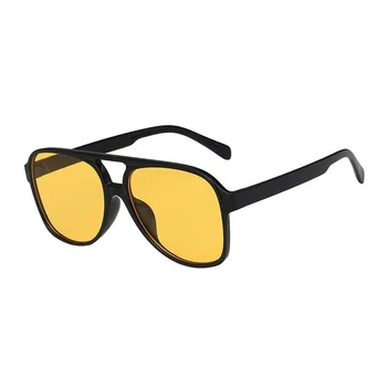 Извънгабаритни Пилотните Слънчеви Очила Дамски 2022 Нови Модни Реколта Дизайнерски Слънчеви Очила Мъжки Нюанси UV400 Защитни Очила lentes de sol 3