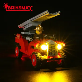 BriksMax led лампа за пожарна зимни село 10263， (не включва модела) 3