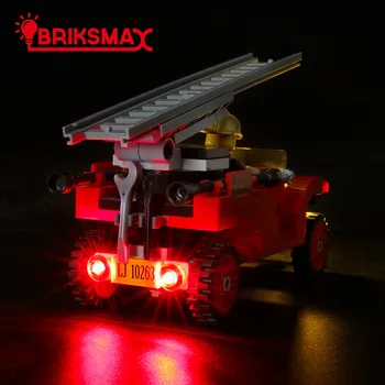 BriksMax led лампа за пожарна зимни село 10263， (не включва модела) 4