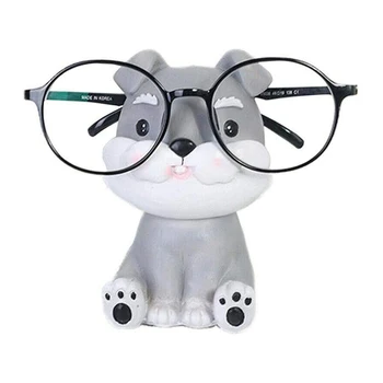 Ново Куче Очила За Четене Притежателя Точки за Точки За Стойката Подаръци 3D Сладък Животни Слънчеви Очила Багажник За Изложбата на Стоки Полк 4
