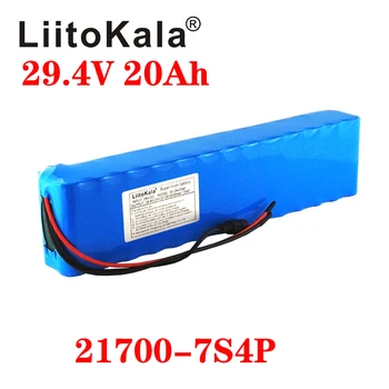 LiitoKala 24V 20Ah акумулаторна батерия 21700 батерия електрически велосипед, мотопед/електрическа/акумулаторна литиево-йонна батерия