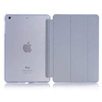 За iPad е 9,7 2017 2018 mini 1 2 3 4 5 Pro 10,5 7th 8th 9th 10,2 2019 2020 Sleeping Wakup изключително тънък Кожен Smart-калъф 4