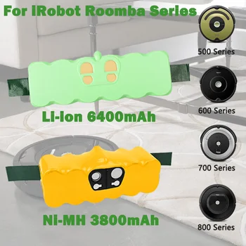 За iRobot Roomba 500 6400 mah 14,4 v 3800 mah Батерия Roomba 600 700 800 Прахосмукачка серия iRobot roomba 620 650 770 780 580