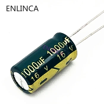 200 бр./лот P92 1000uf16V Ниско съпротивление esr/Импеданс висока честота на алуминиеви електролитни кондензатори размер 8*16 16 В 1000 uf 20%