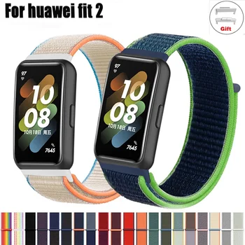 Каишка За Huawei Watch Fit 2 Каишка Аксесоари За умен часа Взаимозаменяеми Гривна Найлонов Гривна Correa Huawei Watch fit2 каишка