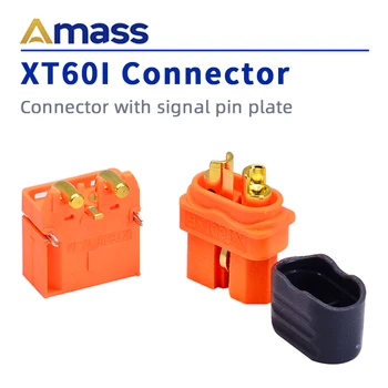 Amass XT60IPW-M /XT60I-F Разклона за батерията на самолета с висока мощност на ток с сигнално устройство пинов конектор 0
