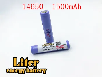 Търговска Литрова енергийно тестото 3,7 На 1500 mah батерия 14650 Литиева акумулаторна батерия С Висок Разход За imr14650 power