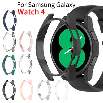 Калъф за Samsung Galaxy Watch 4 40 мм 44 мм PC Матов Калъф за часа Универсален Кухи Защитна Броня за Galaxy Watch4
