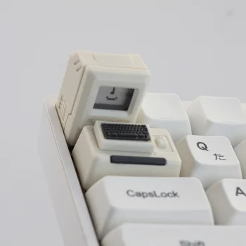 нови персонализирани капачки за ключове за механична клавиатура ABS Класически ретро прекрасни прозрачни капачки за ключове Магнитен костюм 8 Бр 1
