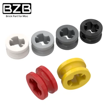 BZB MOC 32123 Кръст Половината от Вала на Буш Външен Диаметър на 7,4 Високотехнологичен Градивен елемент на Модел Детски Творчески САМ Тухлени Детайли Играчка За Подарък