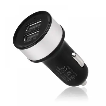 USB-конектор 3.1 A, Двойно Зарядно за Кола с 2 порта, LCD дисплей, 12-24 В, Синя led Запалка, Нова и Гореща Бързо Зареждане на Година 3