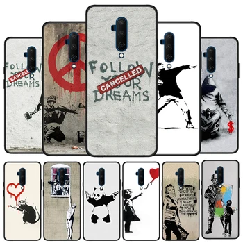 Силиконов Калъф Banksy Street Art за OnePlus Nord CE 2 N10 в n100 9 9R 8T 7T 6T 5T 8 7 6 Plus Pro Калъф За телефон под формата на Миди Калъф 0