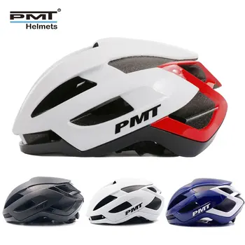 PMT Велосипеден Шлем Ultralight Пътен Велосипеден Шлем С интегралната формованием МТБ Пътен Дишаща вентилационна (противовакуумна) канална Спортен Защитен Велосипеден Шлем