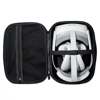Чанта за Съхранение на ЕВА за Слушалки PICO4 VR Защитен Калъф за Преносим Твърд Куфар за Носене Електронни Аксесоари с Удобна Дръжка