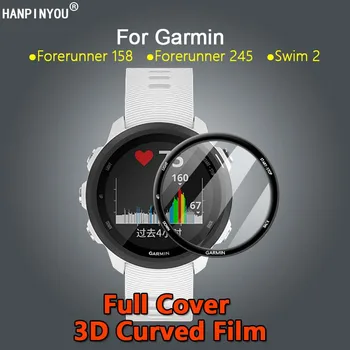 За Garmin Forerunner 955 255 255 S Плуване 2 158 245 Ултра Прозрачно Пълно покритие на 3D Заоблена Мека филм PMMA Защитно фолио за екрана -Не на стъкло