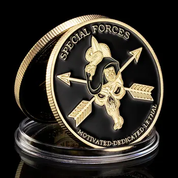 Предизвикателство Армията на САЩ Монета Зелен Взема Специалните Сувенири за Ветерани Колекционерски Предмети Златна Възпоменателна Монета